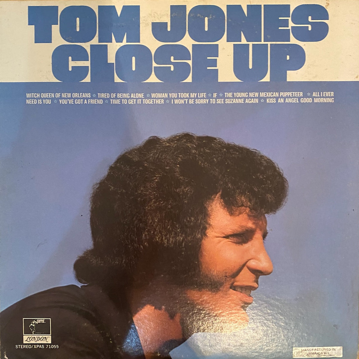 Tom Jones Close Up Used Vinyl