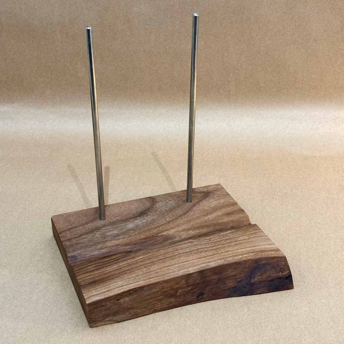 Heartwood Analog – Live Edge Tabletop Record Display – Resolute Records